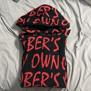 OVO Red Script XL Hoodie